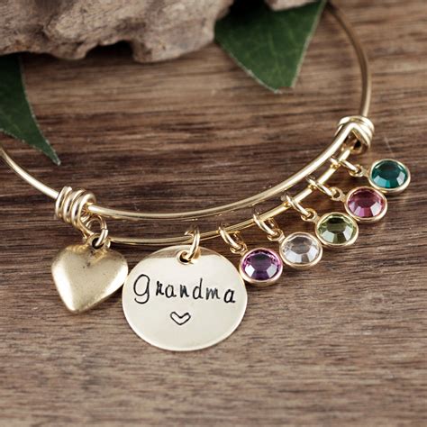 personalised grandma bracelet|More.